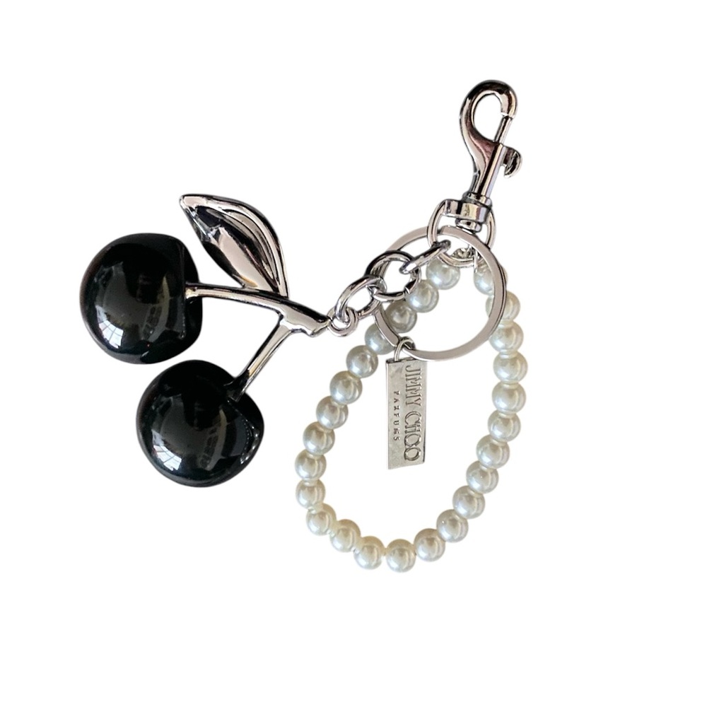 Jimmy Choo Black Cherry Bag Charm